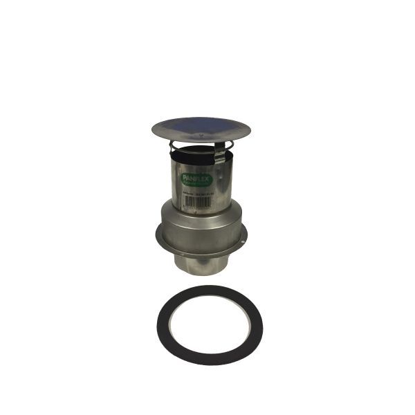 Klikkap RVS met foamring (1-delig) D80mm